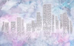 3D Фотообои Artegrafico «Городская фантазия» BL-035 песок