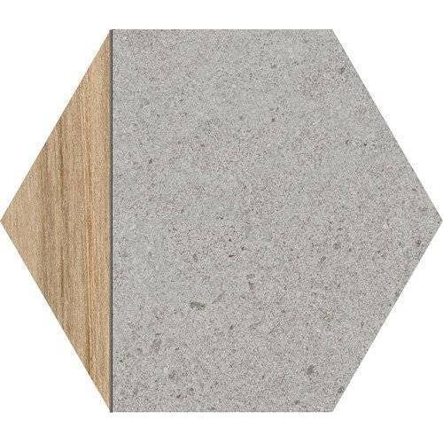 Керамогранит Vives Seine Hexagono Ligard Gris 23.3x26.8