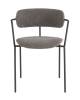 Стул Stool Group Дженни AV 469-Cl995-7016T букле темно-серый каркас антрацитово-серый муар фото 2