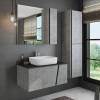 Зеркало Comforty Эдинбург 90 бетон светлый фото 2