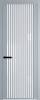 Межкомнатная дверь Profil Doors 3 AGP цвет профиля Серебро, стекло безопасное 6 мм белый триплекс 700x2000