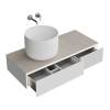 Тумба с раковиной Kerama Marazzi Magica без отверстий, утренний серый матовый, 120 см, раковина MA.wb.42 фото 2