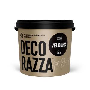 Декоративная штукатурка Decorazza Velours VL10-32 зеленая 5 л
