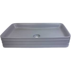 Раковина Bronze de Luxe Trend 1363-MG 67 см, серая матовая