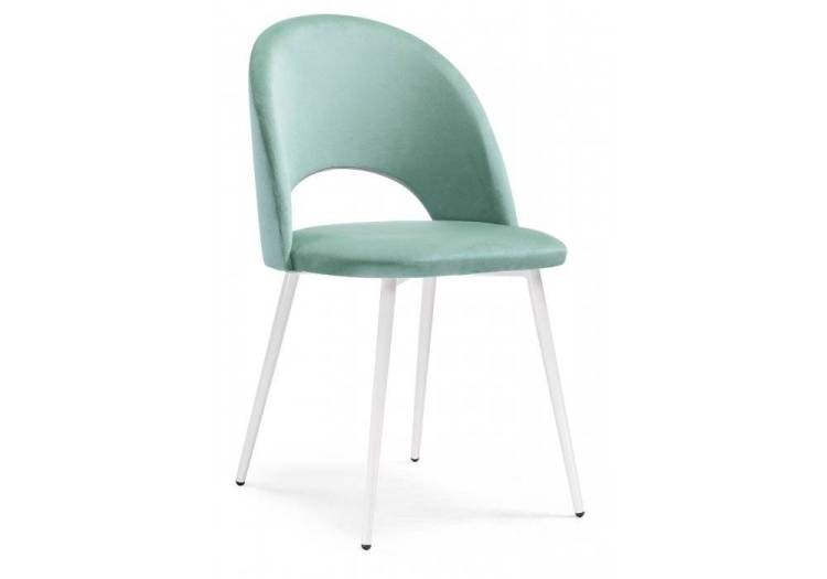 Стул Woodville Ирре 464199 confetti aquamarine / белый глянец