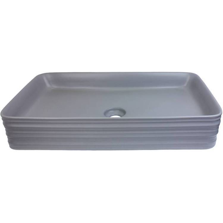 Раковина Bronze de Luxe Trend 1363-MG 67 см, серая матовая