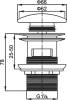 Донный клапан для раковины Cezares Articoli Vari CZR-SAT7-Bi белый фото 2