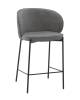 Стул полубарный Stool Group Тисдейл LV-115-S995-01 темно-серый, букле