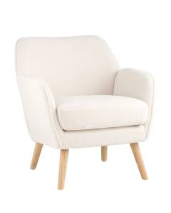 Кресло Stool Group Ричи QH-8298K 1859-01 white белый, тедди