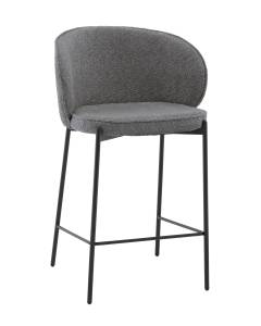 Стул полубарный Stool Group Тисдейл LV-115-S995-01 темно-серый, букле