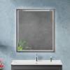 Зеркало Cezares Interni CZR-SPC-INT-800-900-LED-TCH-WARM-TIT с подсветкой, сенсорным выключателем и подогревом, Титан, 80x90 фото 6