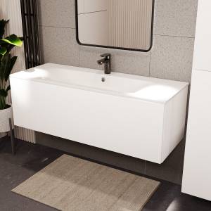 Тумба с раковиной Terminus Aurora AUR101201900301O белый, 120x38