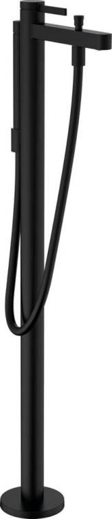 Смеситель для ванны с душем Hansgrohe Finoris 76445670 напольный, матовый черный