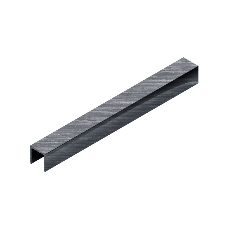 Профиль П-образный Neexy pv85-45 BBS-D серебро блестящее браш 270x0.6x1