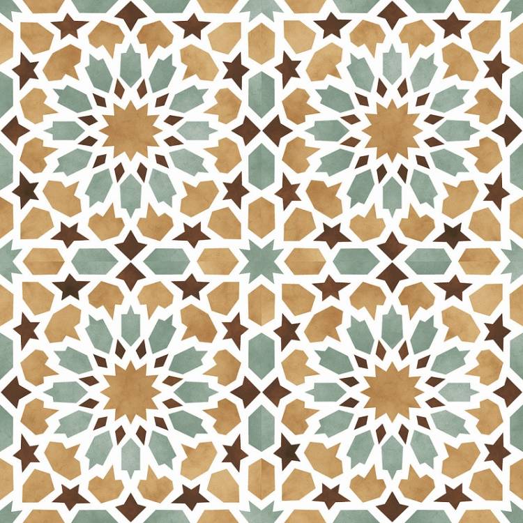 Керамогранит Niceker Chic Tanger Yellow 45.2x45.2