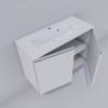 Тумба с раковиной La Fenice Vita Bianco 80 белый матовый фото 3