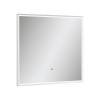 Зеркало Equil Lago zLAGO80-14 с подсветкой, белый, 70x80 фото 2