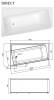 Акриловая ванна Marka One Direct 01дир1710л 170x100 L фото 2