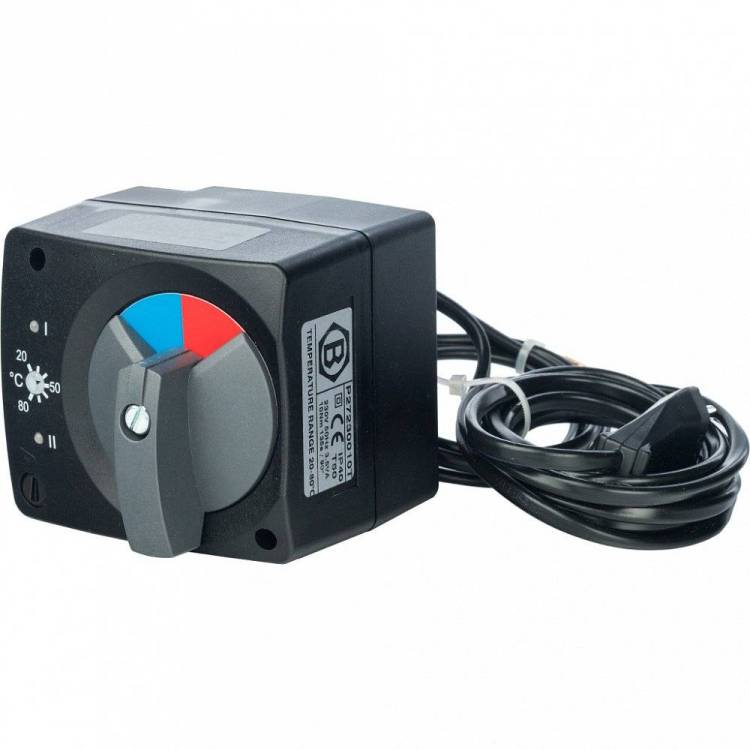 Сервопривод для смесительных клапанов Stout SVM-0015-230017 с датчиком, трёхпозиционный, 135 сек, 230 В