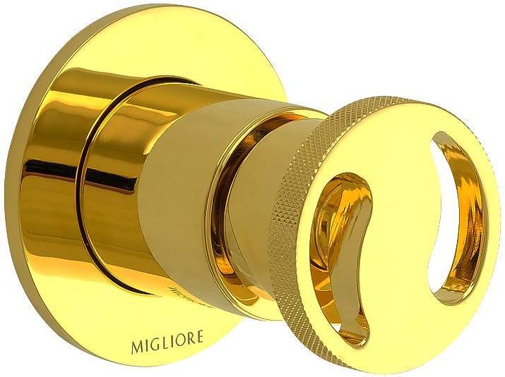 Смеситель для душа Migliore Reversa 28202 С ВНУТРЕННЕЙ ЧАСТЬЮ, золото