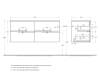 Тумба под раковину Cezares DUET-N-1200-4C-SO-2-PS-P Фисташковый софт, 120x45.7x50 фото 2
