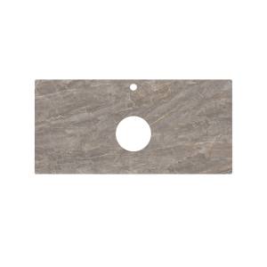 Столешница Kerama Marazzi Plaza PL1.VT280\100 для накладных раковин Парнас пепельный лаппатированный