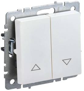Выключатель жалюзи IEK Brite BR-V15-0-10-K36 жемчуг