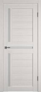 Межкомнатная дверь Владимирская Фабрика Дверей Atum 16 Bianco стекло White Cloud 800x2000