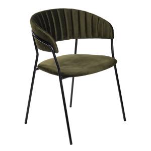 Стул Bradex Home Turin FR 0765 зеленый с черными ножками
