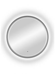 Зеркало Art&Max Napoli AM-Nap-1000-DS-F-Grey с подсветкой, 100x100