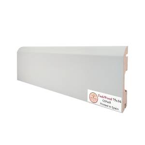 Плинтус TeckWood МДФ Серый 2150x75x16
