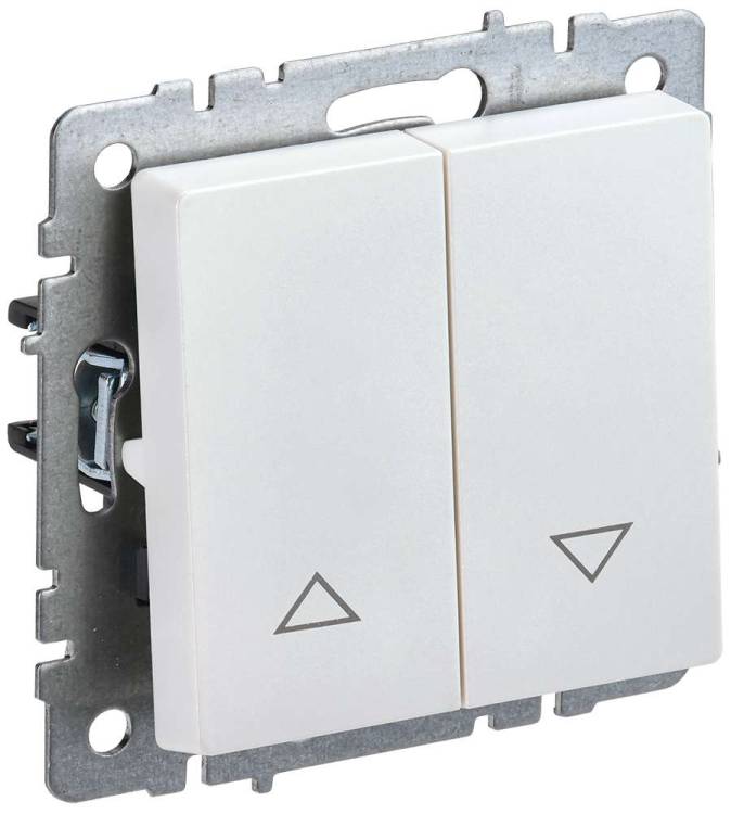 Выключатель жалюзи IEK Brite BR-V15-0-10-K36 жемчуг