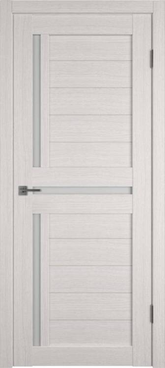 Межкомнатная дверь Владимирская Фабрика Дверей Atum 16 Bianco стекло White Cloud 800x2000
