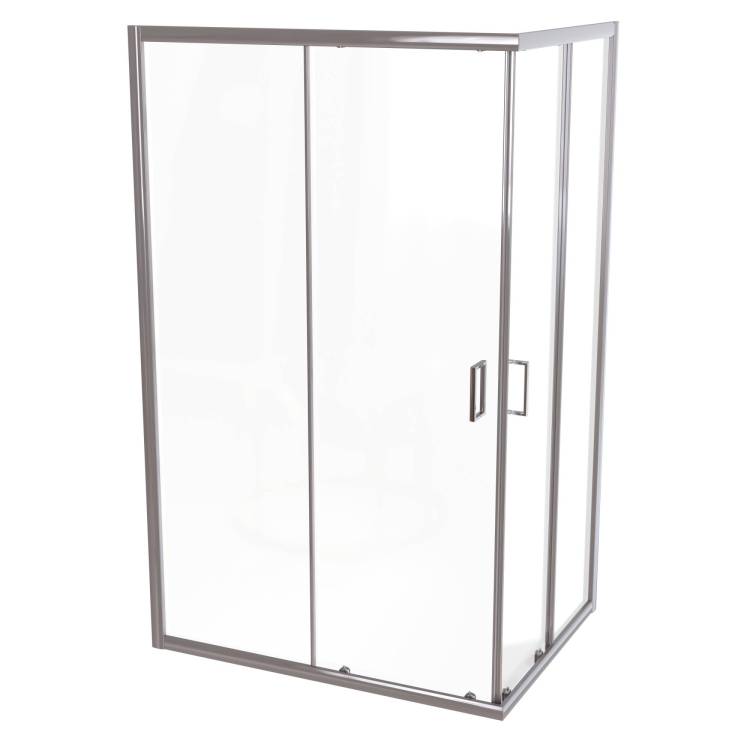 Душевой уголок Taliente TA-08120-1CP профиль хром, стекло прозрачное, 120x80x195