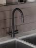Смеситель для кухни Agger Elegant A3230344 с гибким изливом, черный фото 3