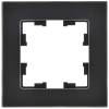 Рамка 1-постовая IEK Brite BR-M12-G-31-K02 черный матовый фото 5