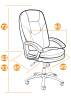 Кресло компьютерное Tetchair Softy Lux 12901 кож/зам, бежевый фото 17