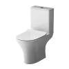 Унитаз-компакт Am.Pm Sense C748600SC безободковый, сиденье микролифт, белый