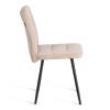 Стул Tetchair Medeo LT 25226 бежевый, черный, велюр фото 2