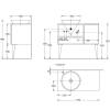 Тумба для комплекта Kerama Marazzi Cono 97 белый мат+лимо, с ящиками фото 3