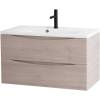 Тумба с раковиной BelBagno Marino 90 rovere grigio фото 3