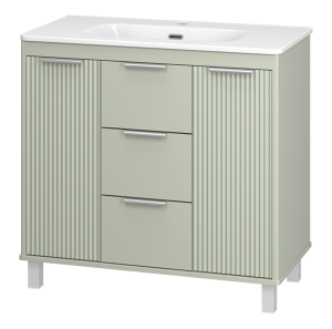 Тумба с раковиной Brevita Рисака УТ000026421 Фисташковая, 90 см