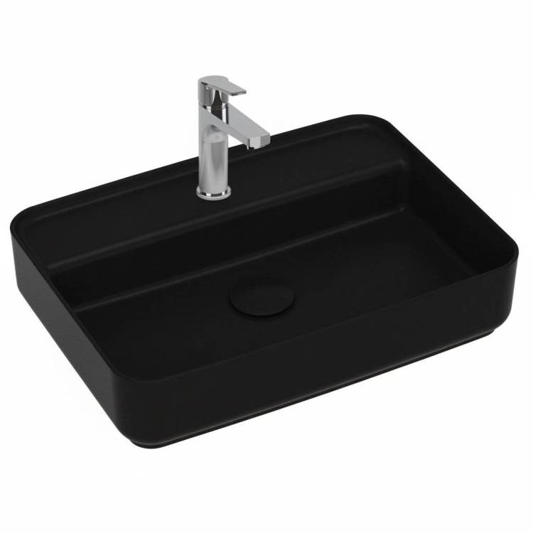 Раковина Isvea Infinity 10NF66055SV-2N 55 см, черная матовая