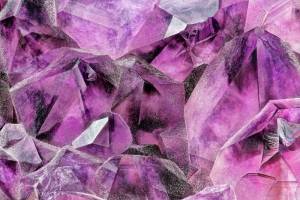 3D Фотообои Artegrafico «Кварц с опылением цвета фуксии» ML-011 акварель