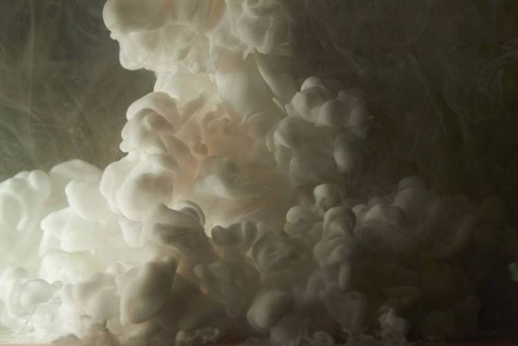 3D Фотообои Artegrafico «Белая дымка во тьме» FLD-013 канвас