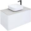 Тумба под раковину Aquanet Nova Lite 90 242257 1+1 ящика, белый глянец фото 11