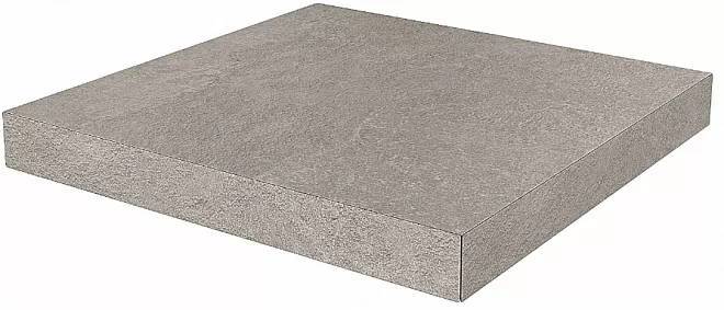Ступень Kerama Marazzi Про Стоун DD600420R\GCA угловая клееная серый 33x33