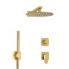 Душевой комплект Wasserkraft Havel A3651.282.180.259.285.194.286 с верхней душевой насадкой, золотой, встраиваемый, с лейкой
