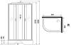 Душевая кабина Niagara Classic 339844RF 90x80x220 с гидромассажем фото 24