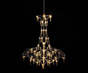 Большая подвесная люстра хрустальная светодиодная Kink Light Галанта 07890-L,02(21)